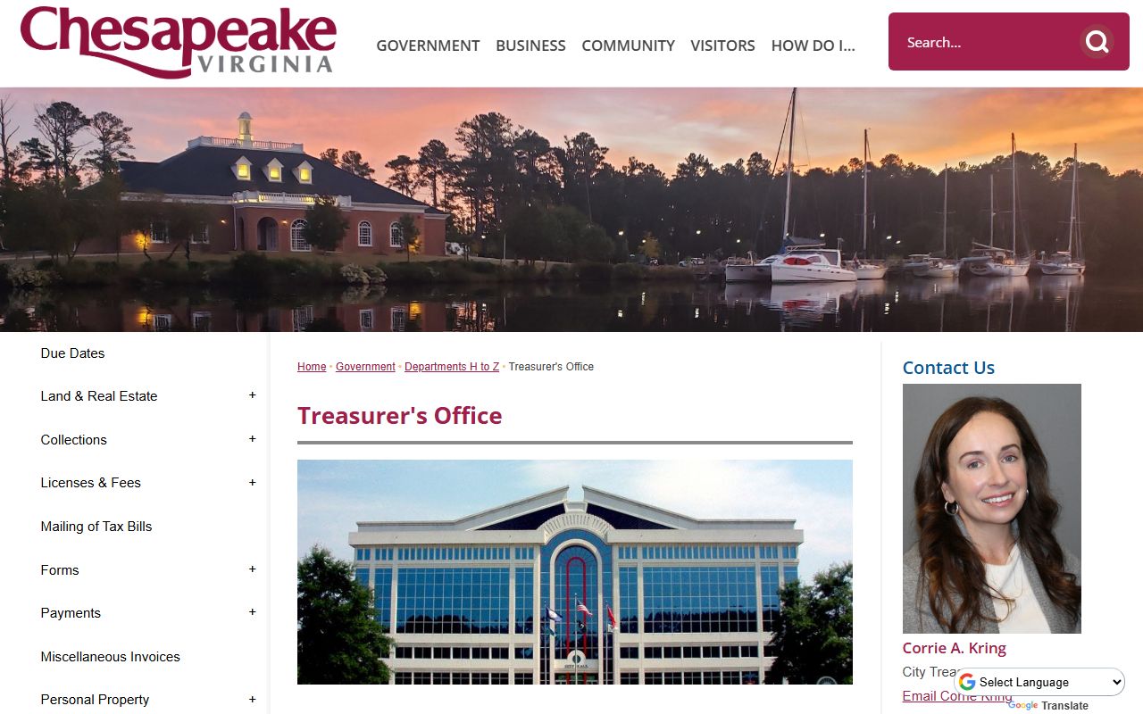 Chesapeake Virginia unclaimed money