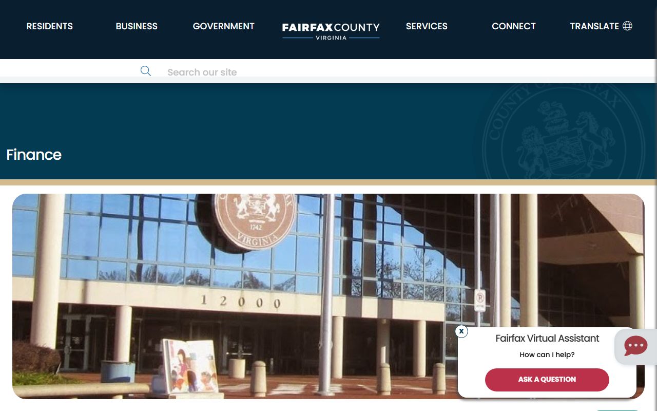 Fairfax County Virginia unclaimed money