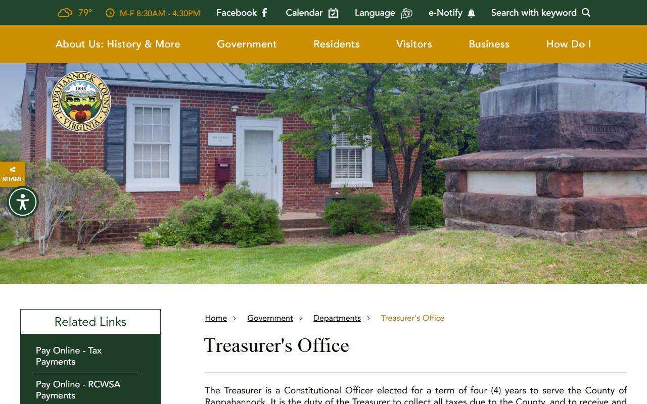 Rappahannock County Virginia unclaimed money