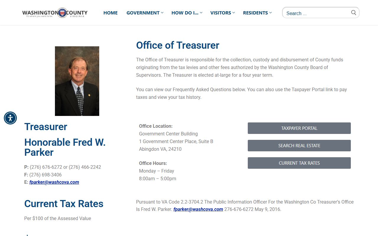 Washington County Virginia unclaimed money